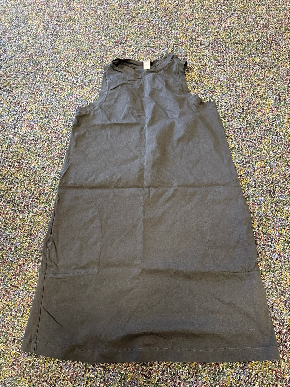 Old Navy Dark Grey Sleeveless Tee Dress